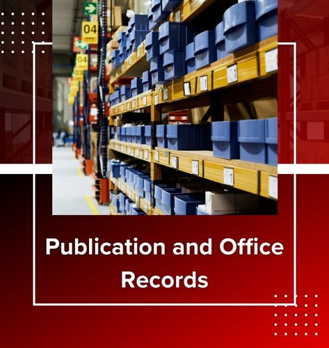 warehouse services for publication and office records industries