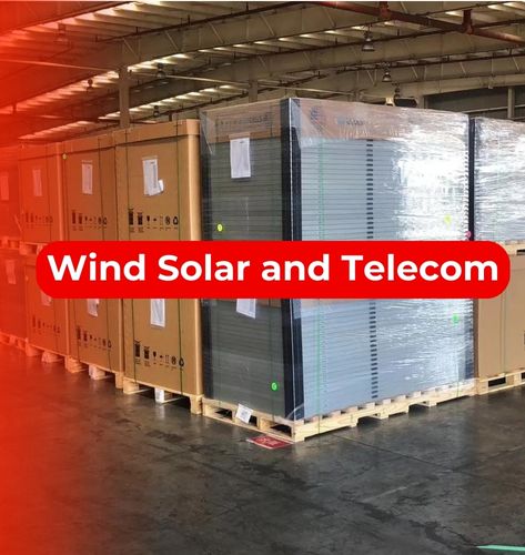 warehouse services for wind solar and telecom industries